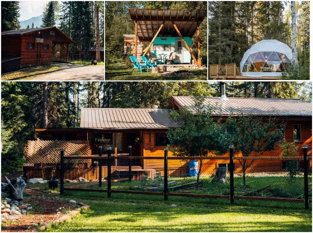 The Blaeberry Base - Glamping and Boutique Cabins. Golden BC
