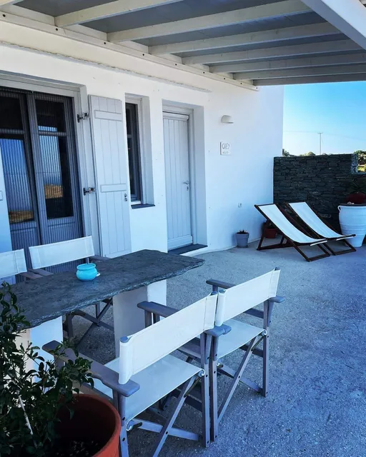 Grey House & White House