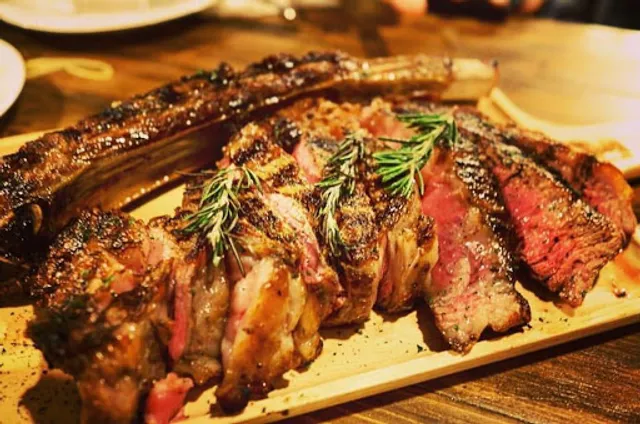 Medium Rare Steak & Wine