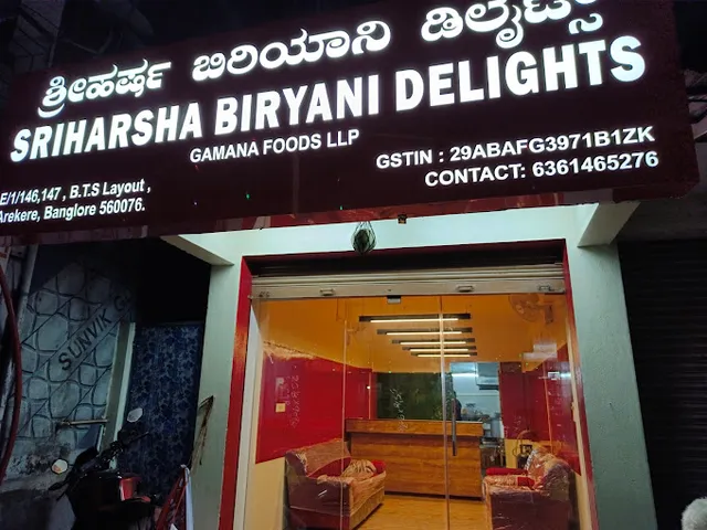 Sriharsha Biryani Delights - Arakere - Bannerghatta Road