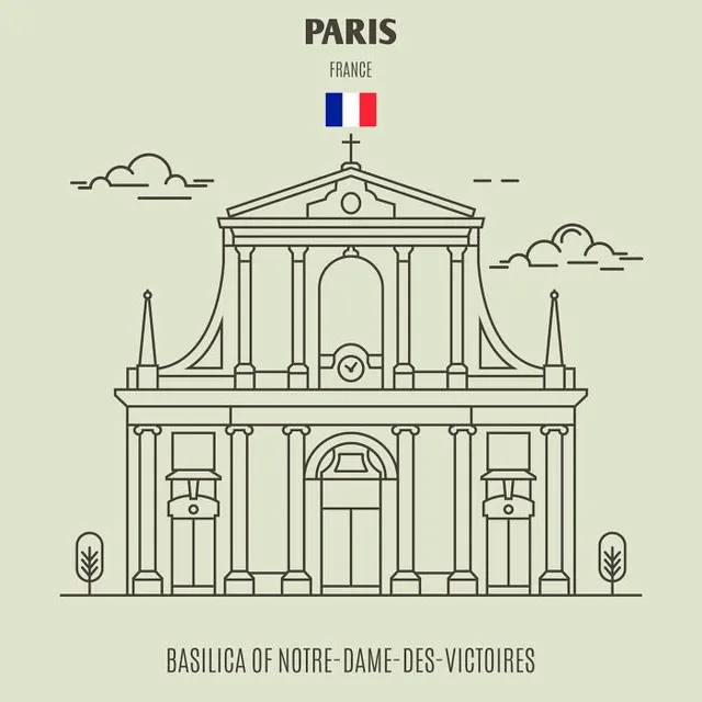 La basilique Notre-Dame des Victoires