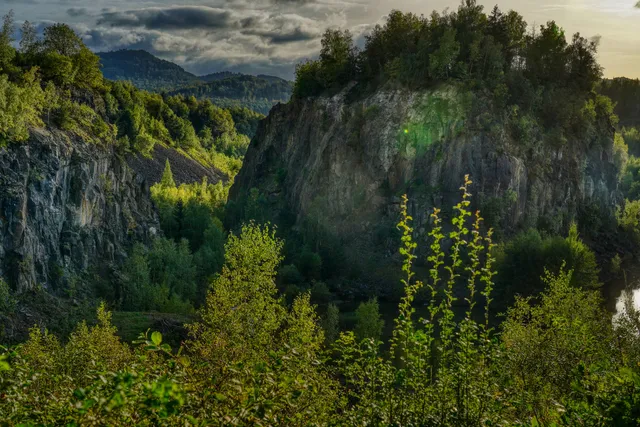 Renaturierter Diabas-Steinbruch