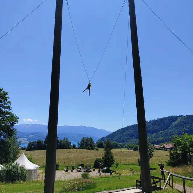 Hochseilgarten Attersee - Reservierung erforderlich!