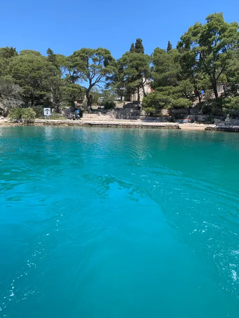 National park Mljet entrance and ticket stand