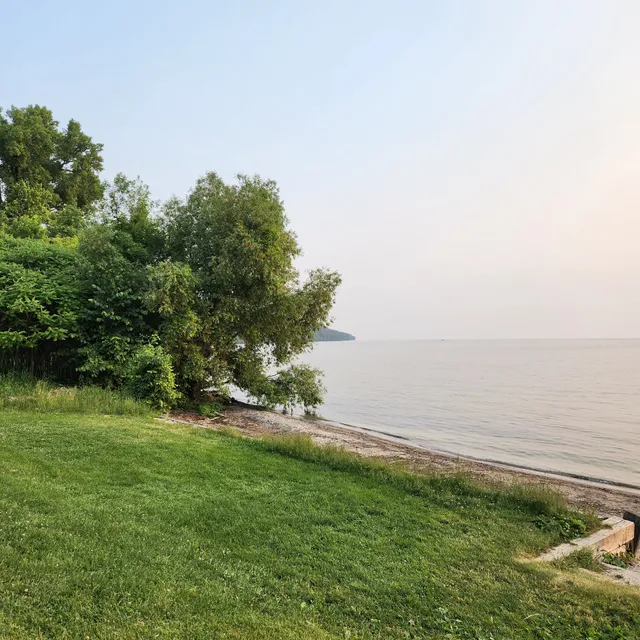 Beach at High Cliff State Park