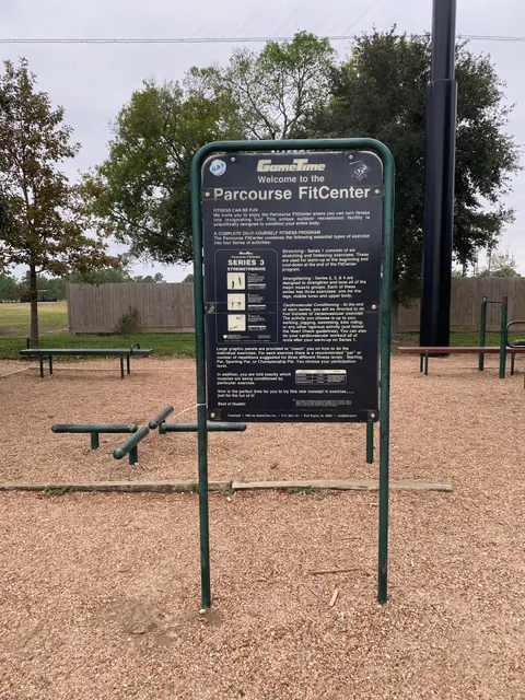 Memorial Park Stretching Deck