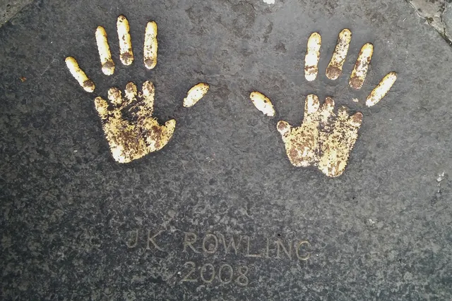 JK Rowling’s Handprints