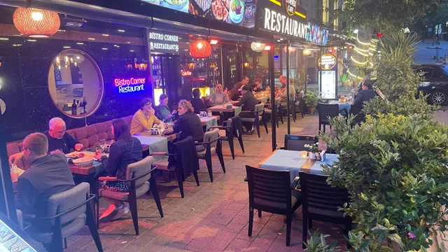 Bistro corner cafe restaurant