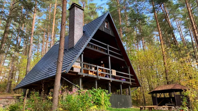 Domek Letniskowy Marianna na Mazurach z sauną i łodzią wiosłową