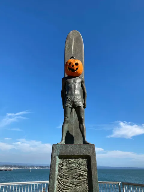 "To Honor Surfing" Statue