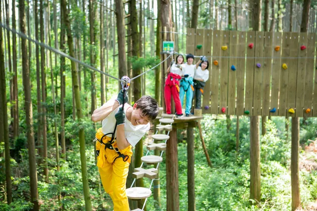 【オドルの森】フォレストアドベンチャー・湯の山