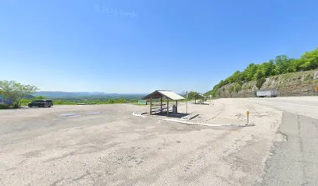 Coffee shop with crazy view