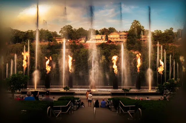 Branson Landing Water & Fire Show