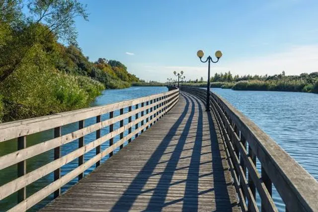 Amber, the beach with the "Blue Flag".