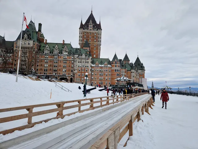 Dufferin Terrace Toboggan Slide