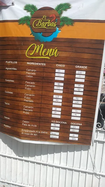 El barbas mariscos