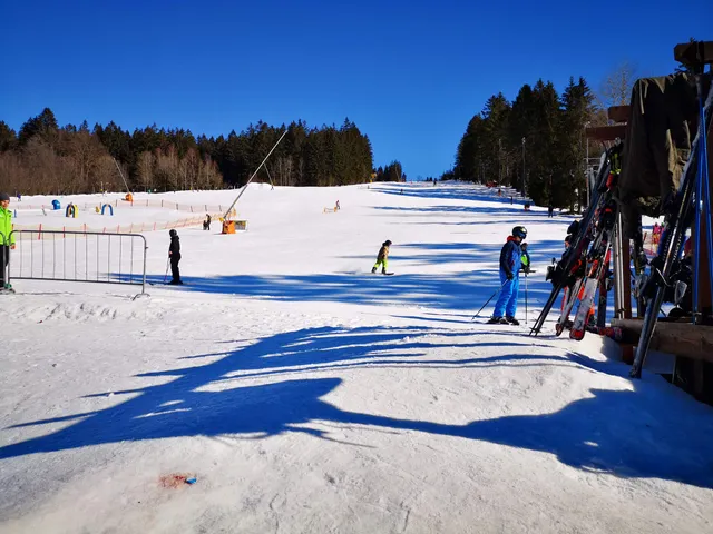 The ski areal Nad nádražím