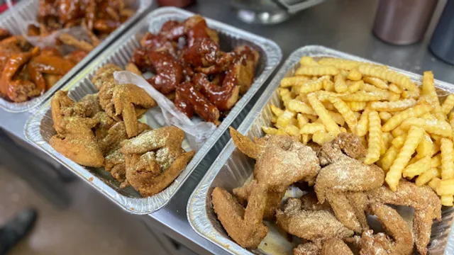 Tasty seafood chicken and subs