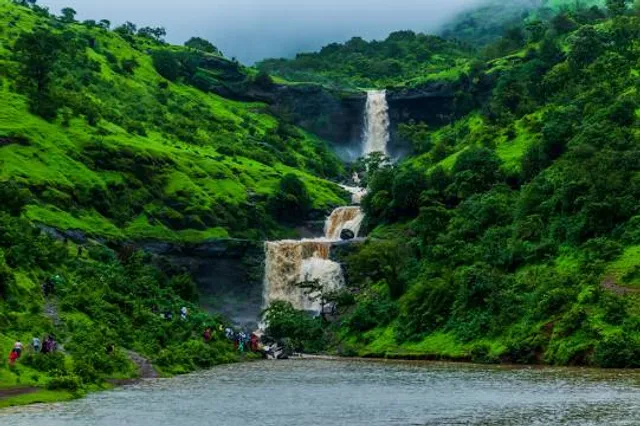 Bhavali dam waterfall
