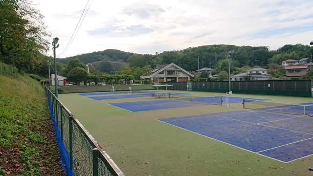 Tennis Courts, Kōshin-yama Comprehensive Park