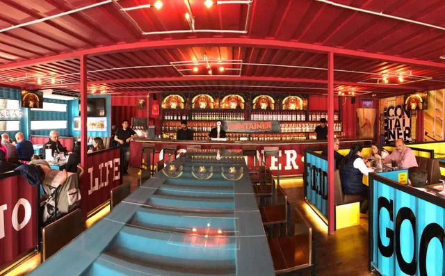 Steel Container Grill & Bar