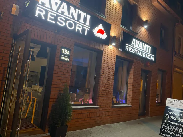 Avanti Resort, Pokoje Hotel owe, Noclegi ze śniadaniem i obiadem, Restauracja