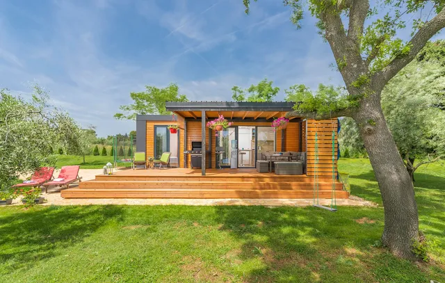 BEACH HOUSE IVE WITH JACUZZI, POOL, PLAYGROUND & BBQ IN AN OLIVE GROVE WITH A BEACH (4+2 PERS.), POMER - ISTRIA