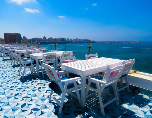 Blue Harbor Rooftop Restaurant Windsor Palace Hotel Alexandria