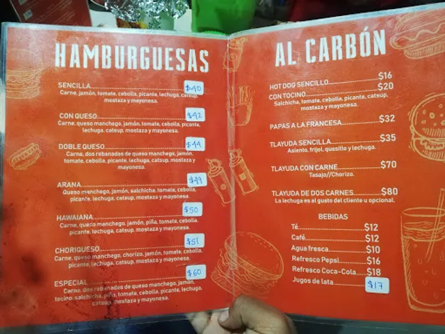 hamburguesas al carbon