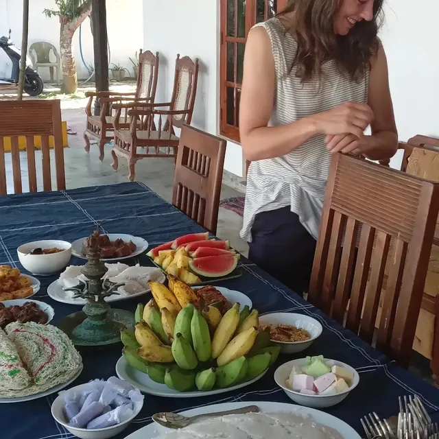 Family kitchen with cooking Lesson