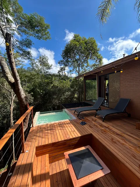 Chalé das hortênsias