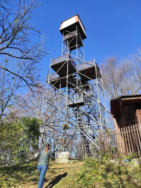 Kilátó a Bálvány tetején