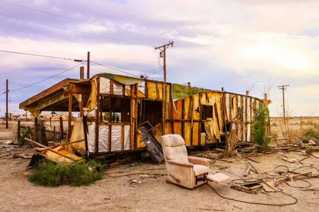 Bombay Beach Ruins