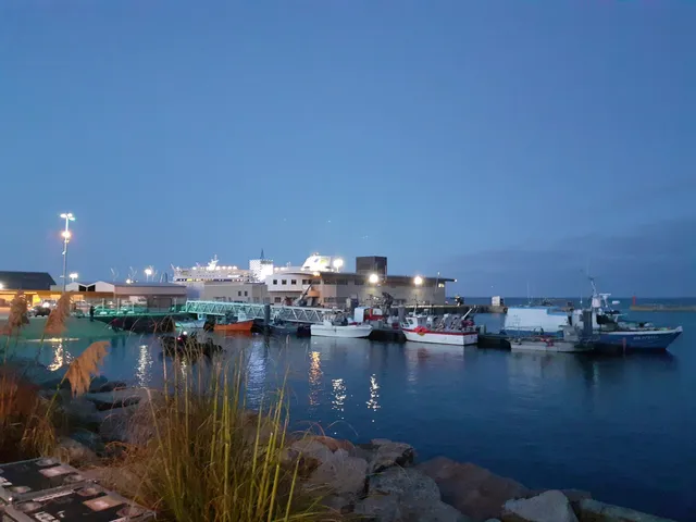 Galerie de visite de la criée de Roscoff