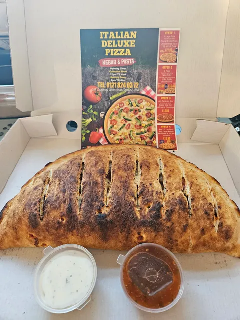 Italian Deluxe pizza kebab and pasta