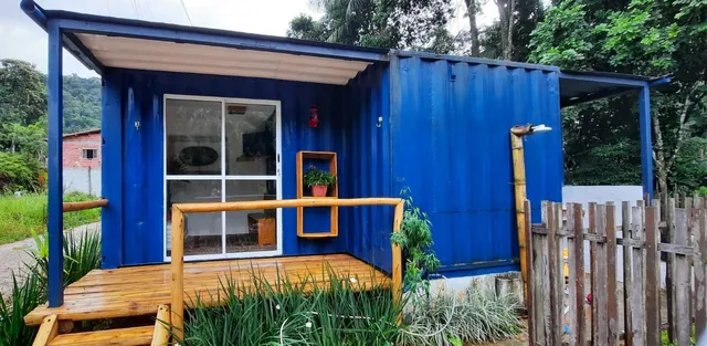 Casa Container Azul