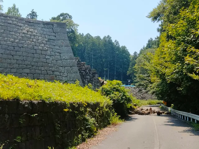 Sendai Castle Honmaru Northwest Stone Wall
