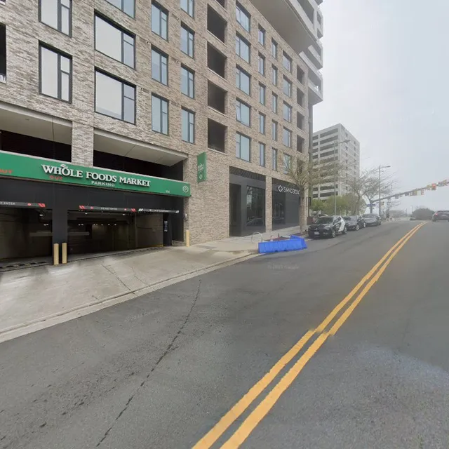 The Boro Parking garage entrance