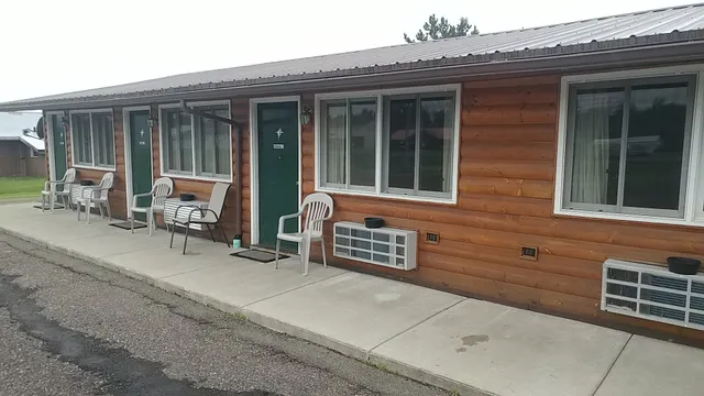 Winter Northern Lights Motel