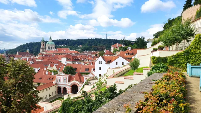 Gardens below Prague Castle