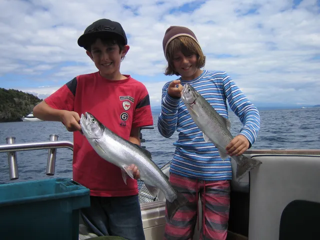 Fish Taupo aboard Stratus