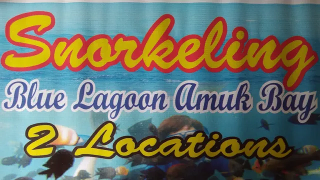 Snorkeling Blue Lagoon Amuk bay
