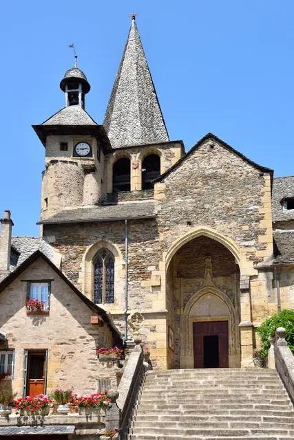 The Church of Saint Fleuret in Estaing