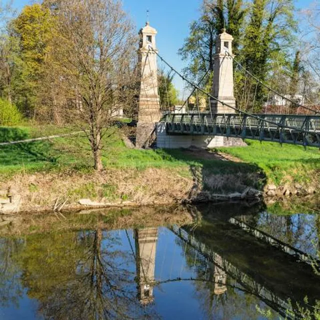 Pont suspendu sur l'Argen