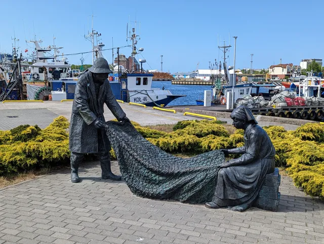 Fisherman's Monument in Kołobrzeg