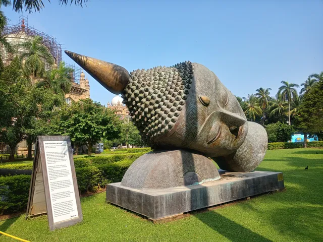 Buddha's head statue