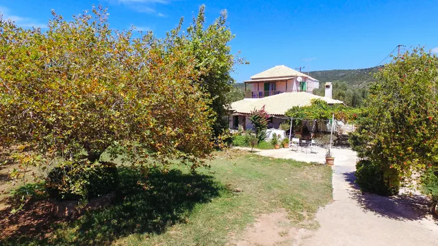 Traditional house in a natural oasis