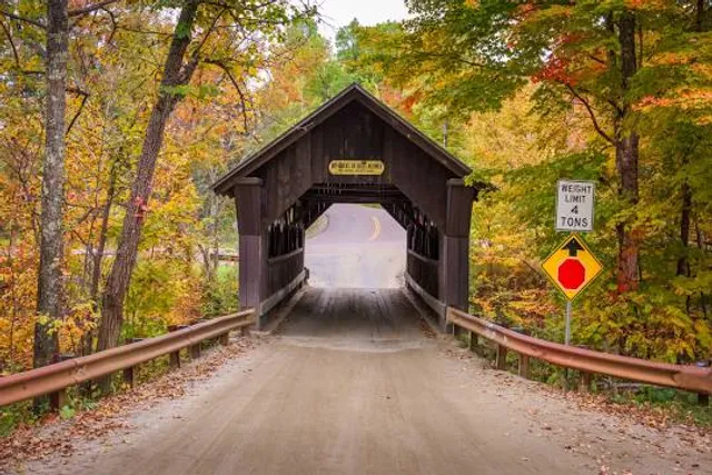 Historic Gold Brook Covered Bridge