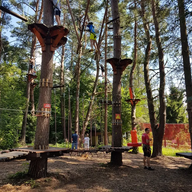 Park linowy Jawor w Polańczyku