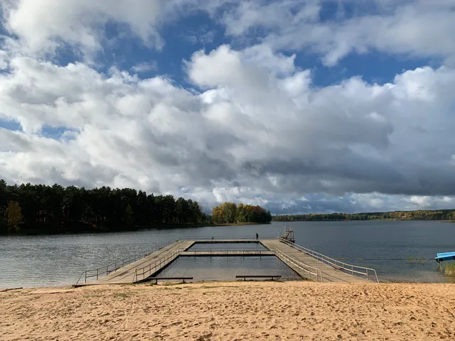 Beach of Ignalina town